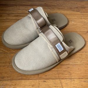 SUICOKE X DANIEL ARSHAM ZAVO MABDA MULES Women’s size 11, beige